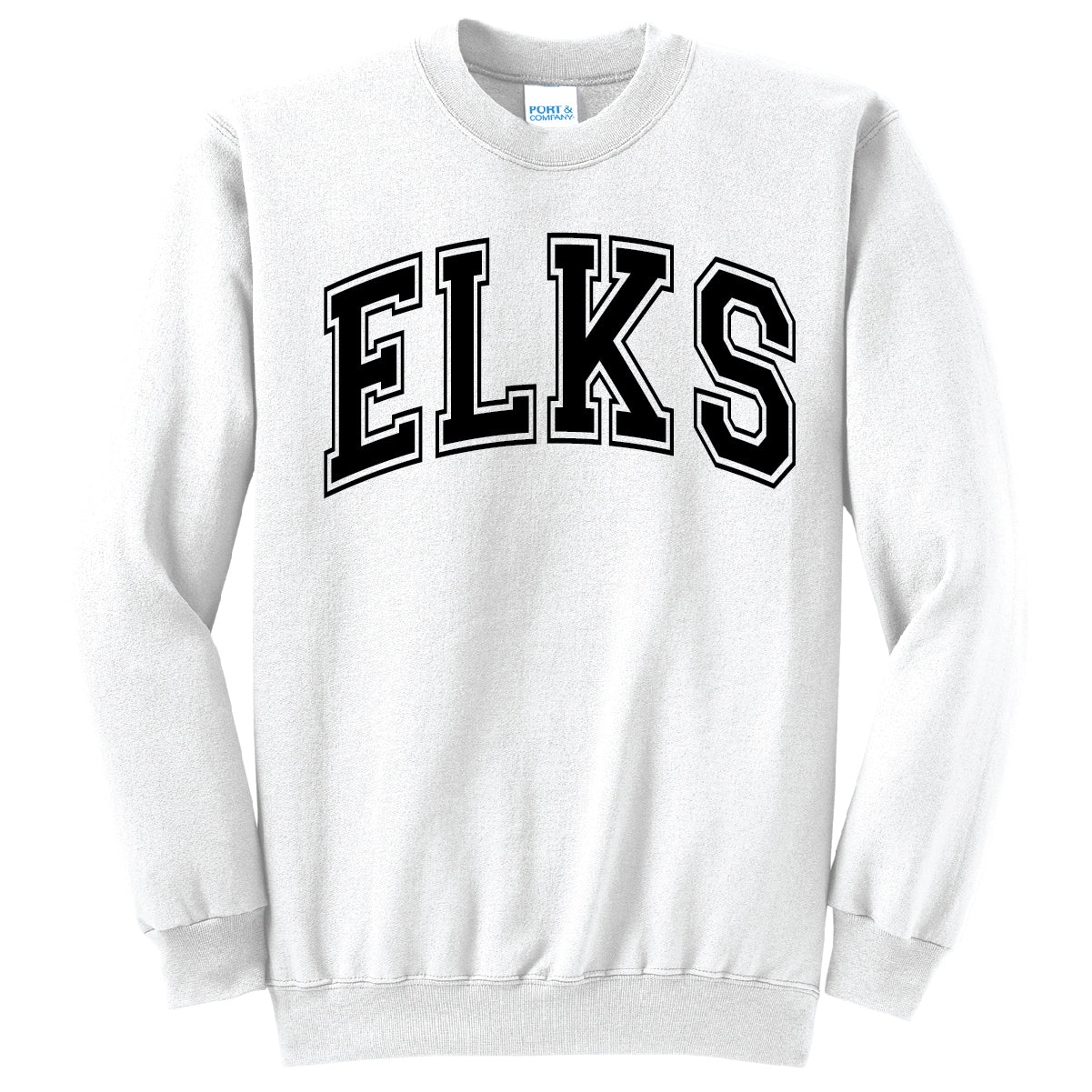 Elks College Block Standard Crewneck