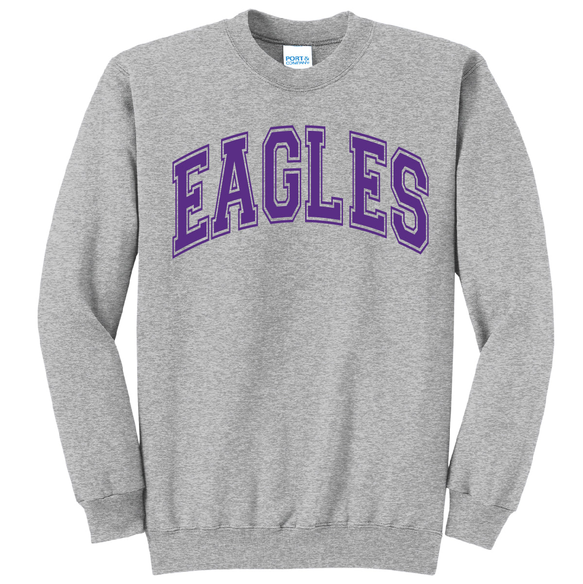 Eagles College Block Standard Crewneck