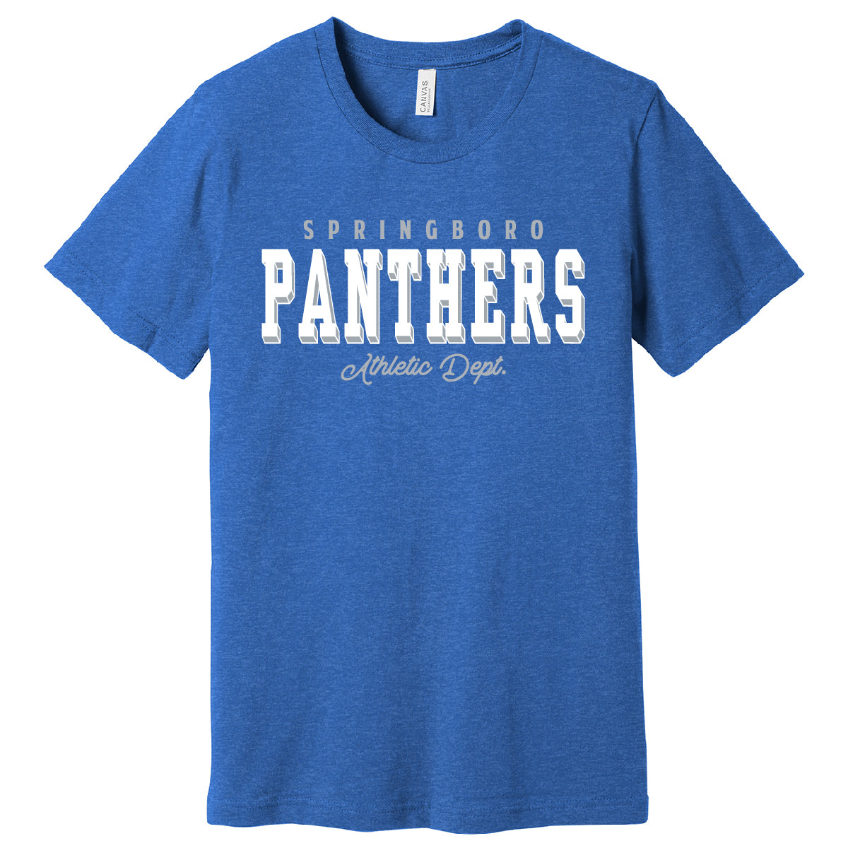 SALE! In Store Springboro Athletic Dept. Heathered Tee