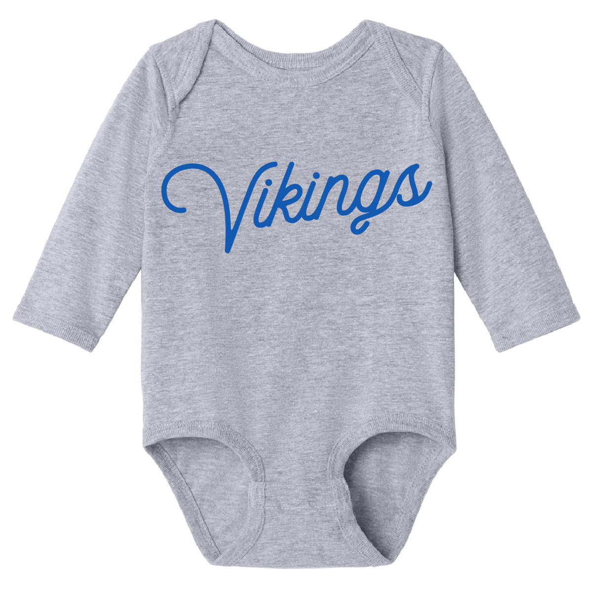 Vikings Script Infant Long Sleeve Onesie