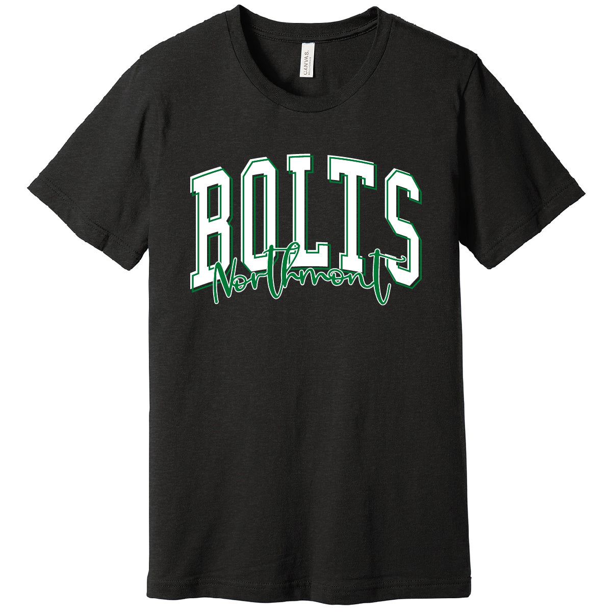 Premium Triblend Bolts Arch Tee