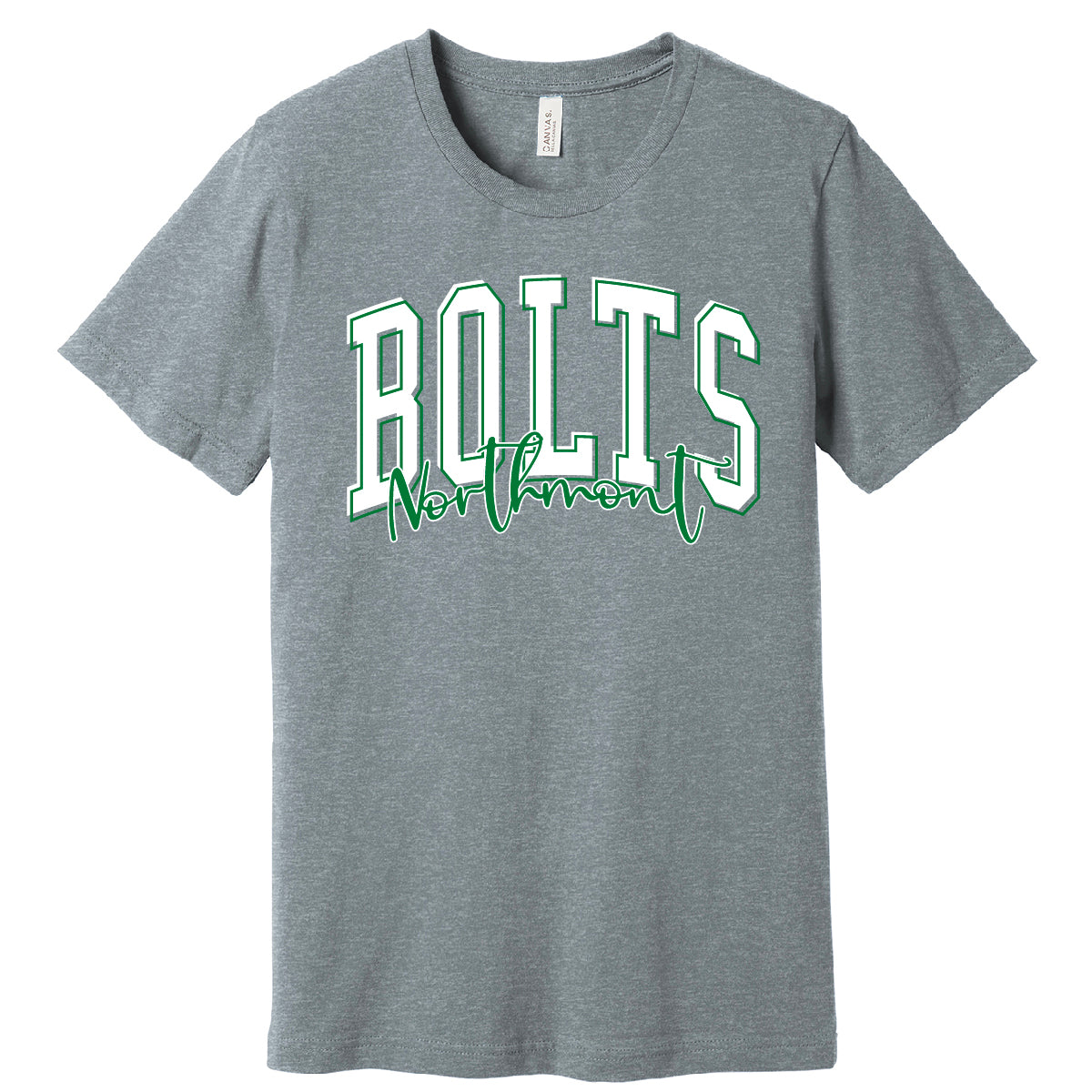 Premium Triblend Bolts Arch Tee