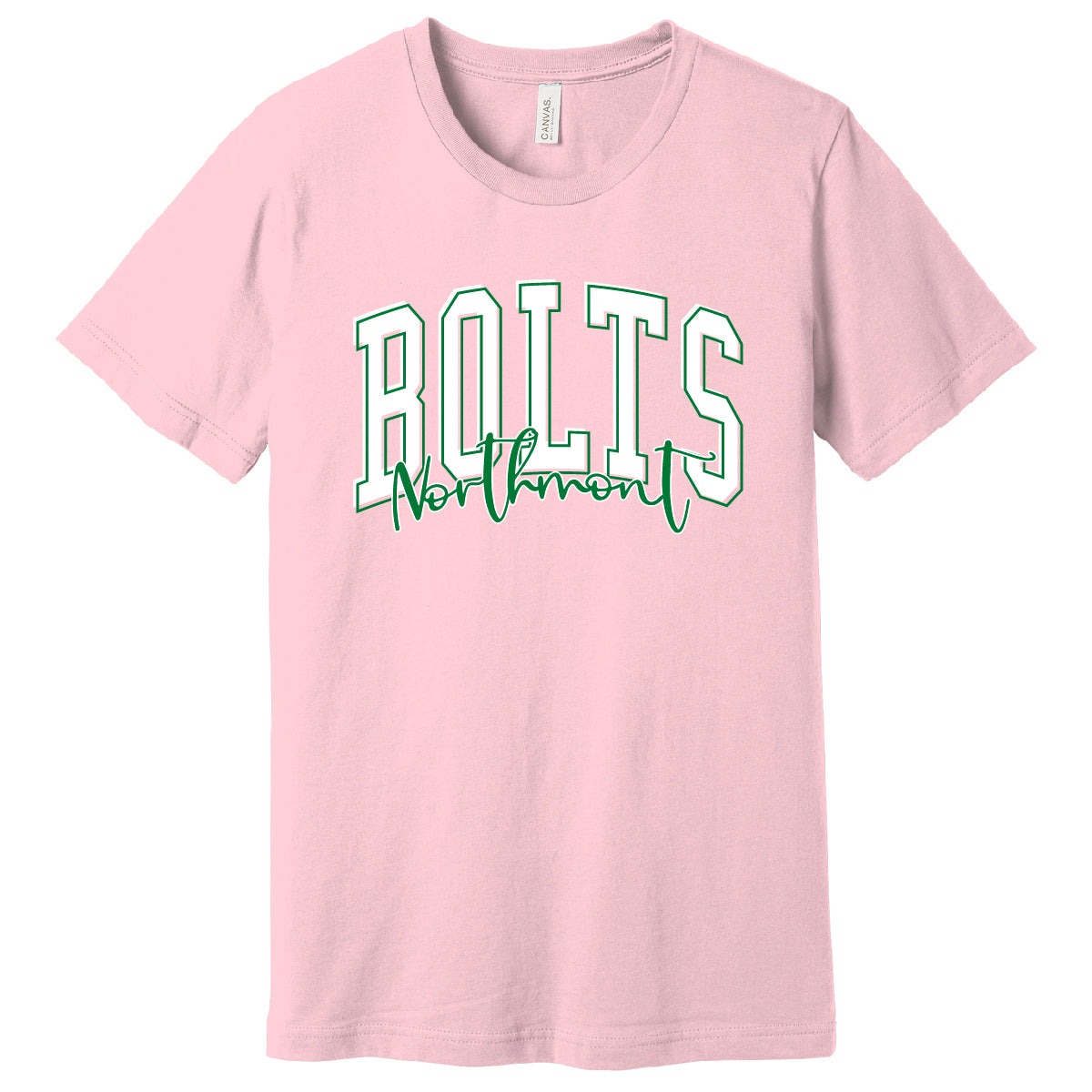 Soft Style Bolts Arch Pink Out Tee