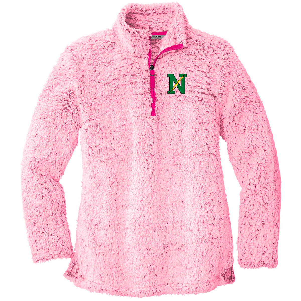 Embroidered Logo Women's Cozy 1/4-Zip Fleece