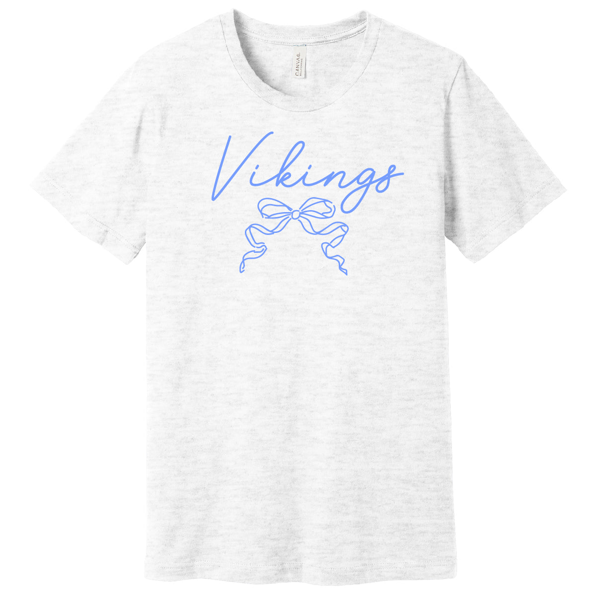 Vikings Bow Soft Style Heather Tee