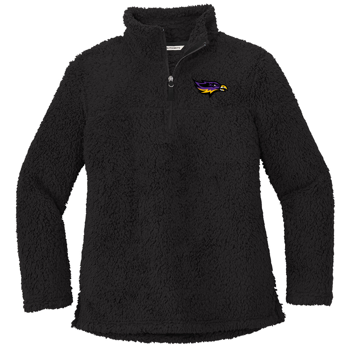 Embroidered Eagles Women's Cozy 1/4-Zip Fleece