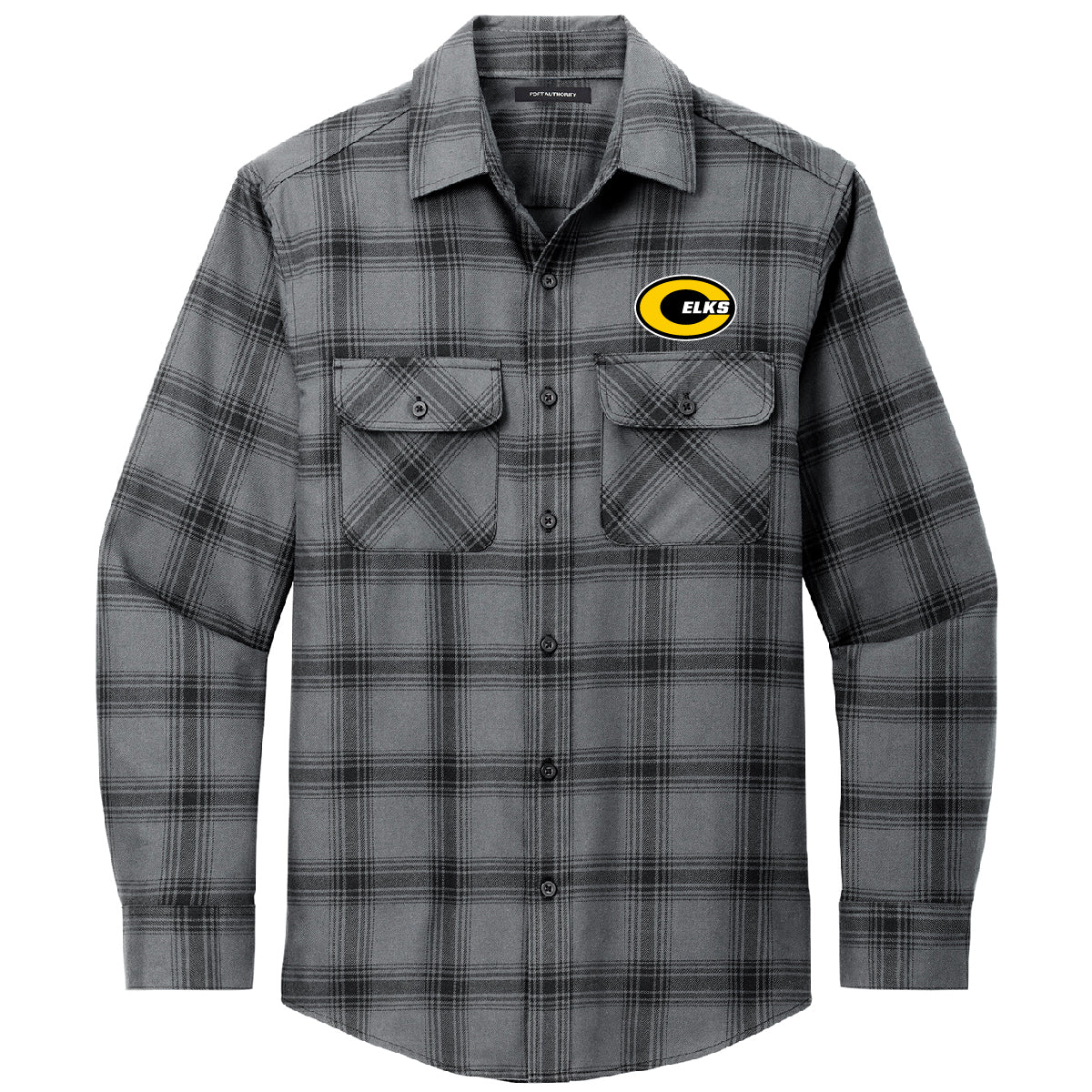 Embroidered Logo Flannel