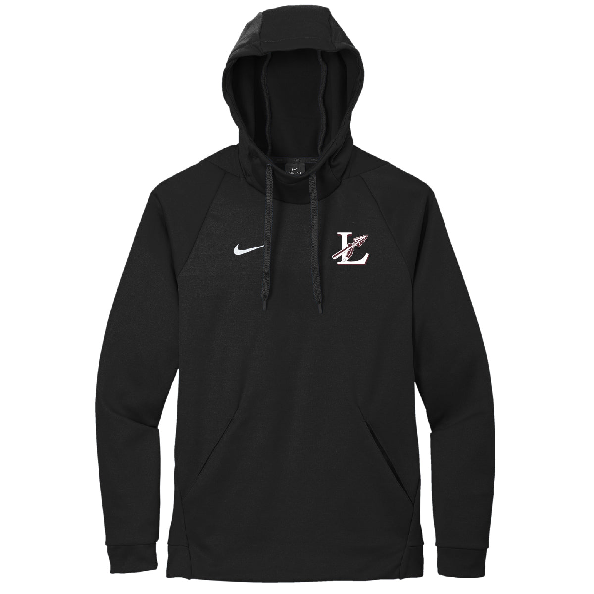 Embroidered Logo Nike Therma-FIT Pullover Fleece Hoodie