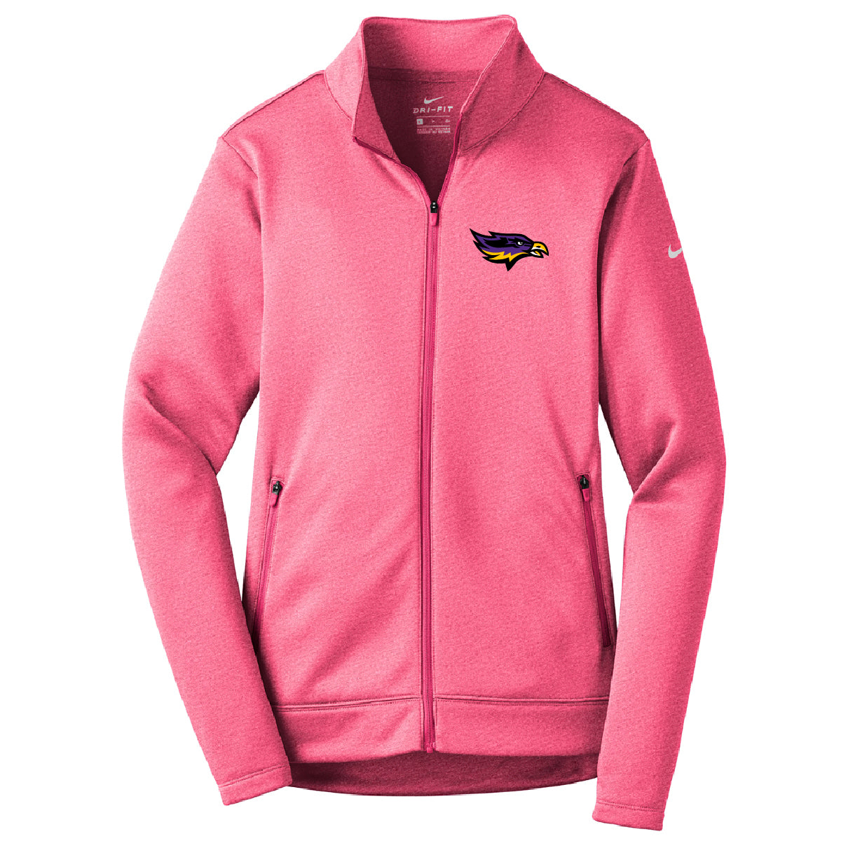 Embroidered Eagles Nike Women's Therma-FIT Full-Zip Fleece