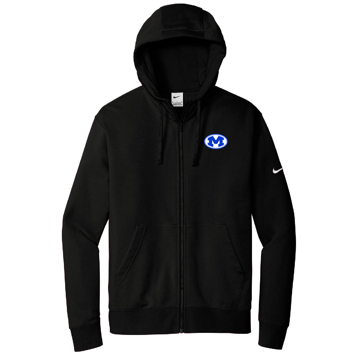 Miamisburg M Nike Club Fleece Sleeve Swoosh Full-Zip Hoodie