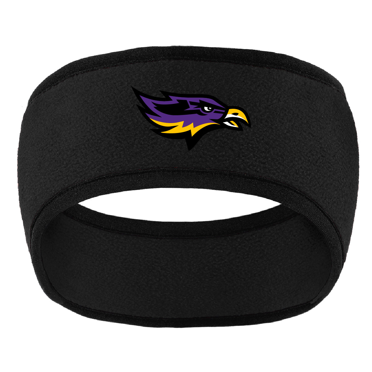 Embroidered Eagles Fleece Headband Warmer