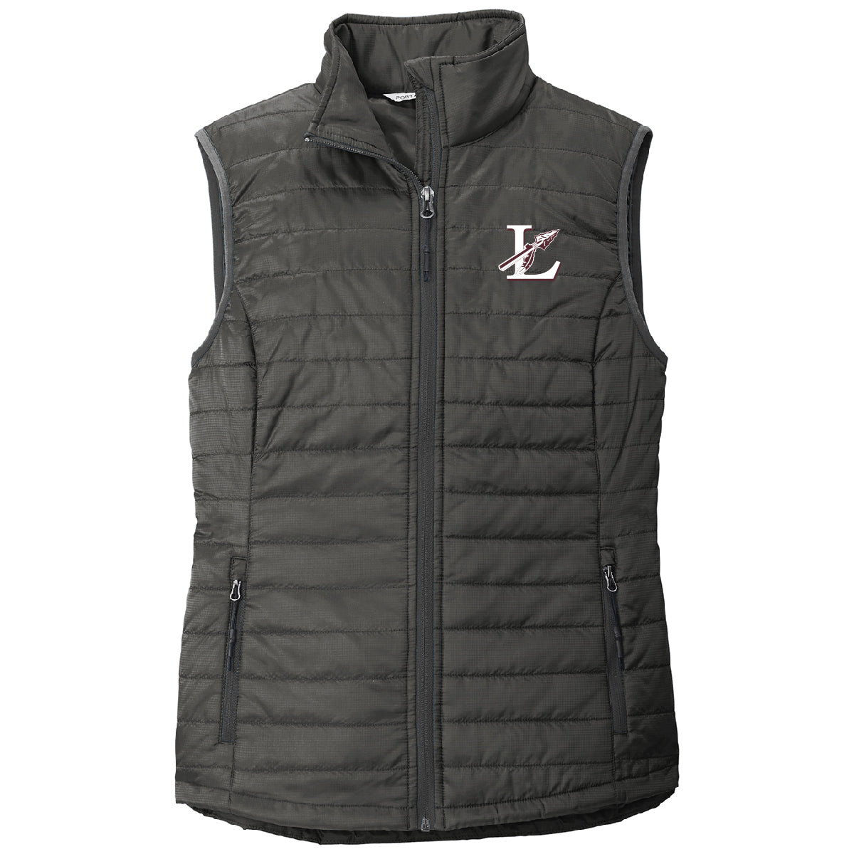 Embroidered Logo Puffy Vest