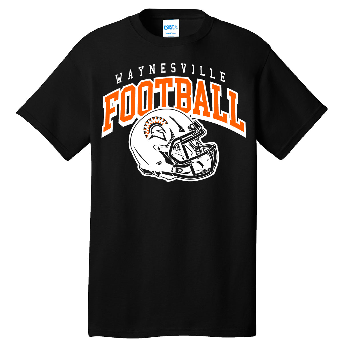Waynesville Football Helmet Standard Tee
