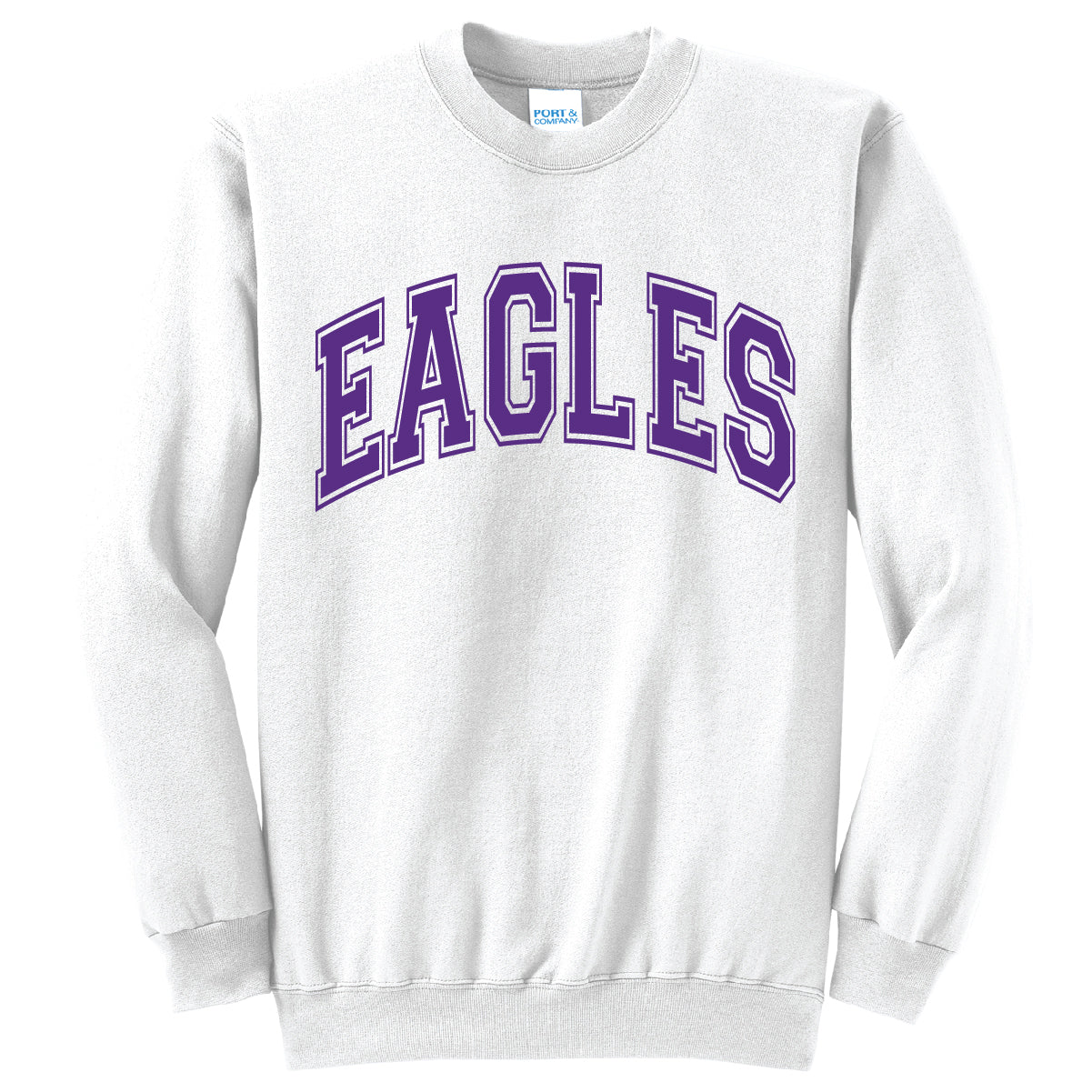 Eagles College Block Standard Crewneck