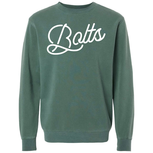Bolts Script Pigment Dyed Sweatshirt