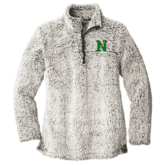 Embroidered Logo Women's Cozy 1/4-Zip Fleece