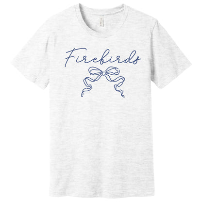 Soft Style Firebirds Bow Heather Tee