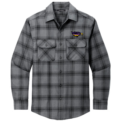Embroidered Eagle Flannel