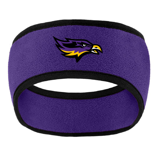 Embroidered Eagles Fleece Headband Warmer
