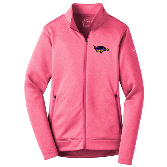 Embroidered Eagles Nike Women's Therma-FIT Full-Zip Fleece