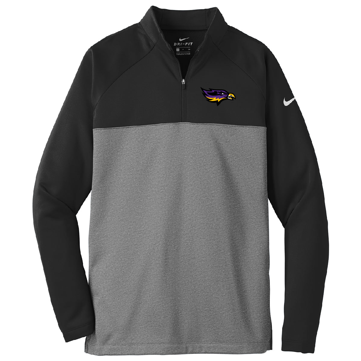 Embroidered Eagles Nike Therma-FIT 1/2-Zip Fleece
