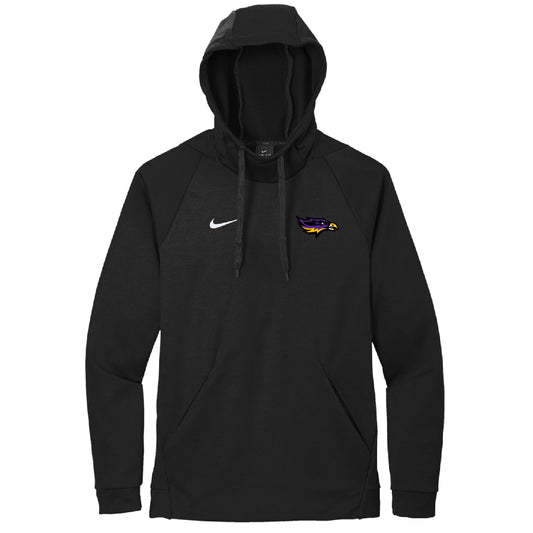 Embroidered Eagles Nike Therma-FIT Pullover Fleece Hoodie